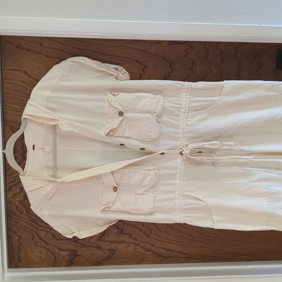 🍋✨ Free People Ashley's Hooded Romper in Cream size M - Picture 8 of 10